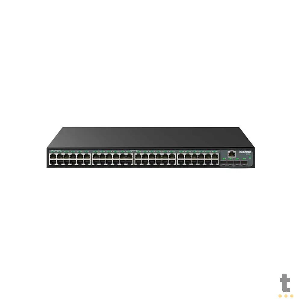 Switch 48 Portas Gigabit 10/100/1000 Mbps + 4 Gbic SFP Intelbras Gerenciavel - S2352G-B - 4760112 Truedata